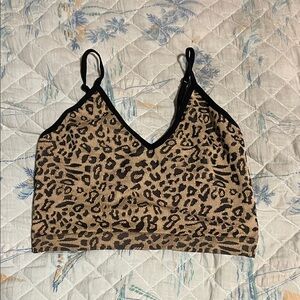 Leopard Print Cami Top
